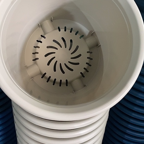 树脂四季6号灰白无托8个