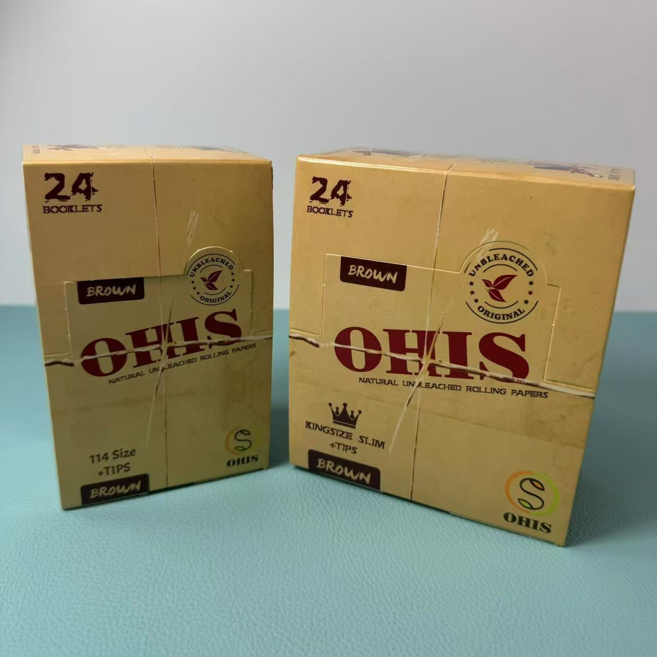 新款进口棕色纸 OHIS 自带胶手工折纸自制diy慢燃安全纸