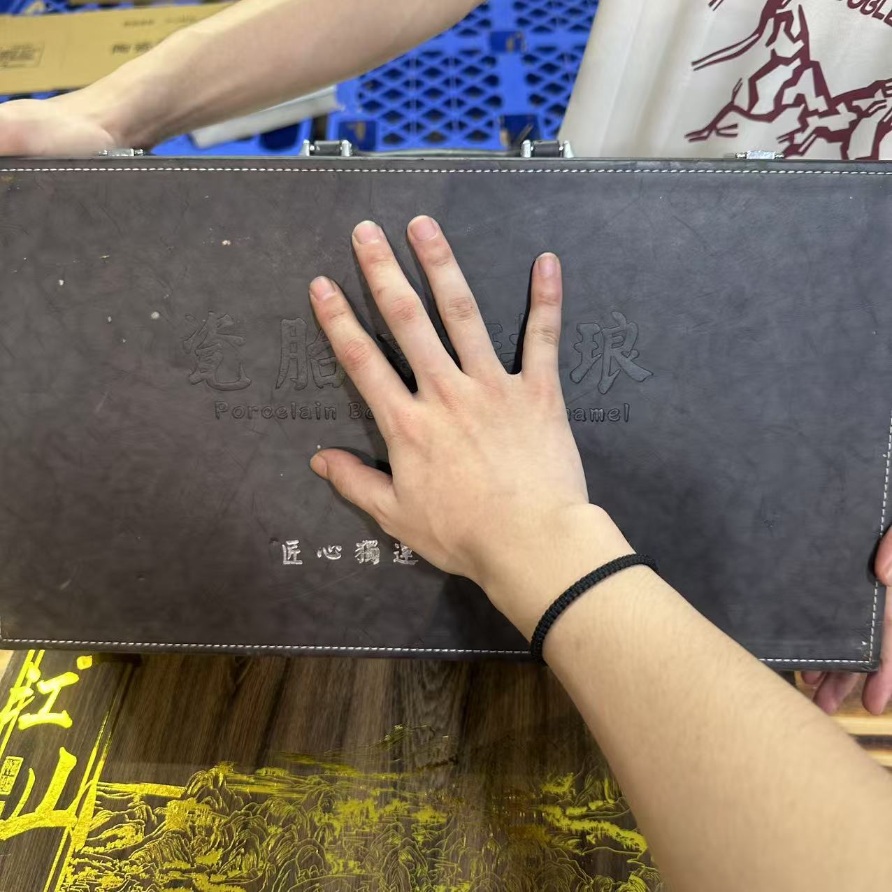 【闪购商品】瓷胎画珐琅茶具套装