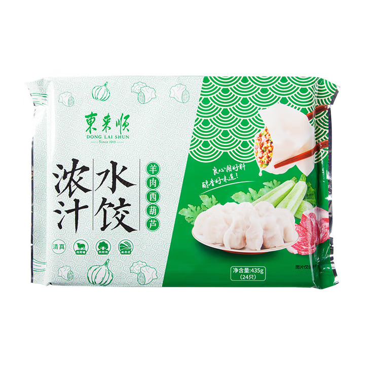 东来顺羊肉西葫芦水饺435g 435g