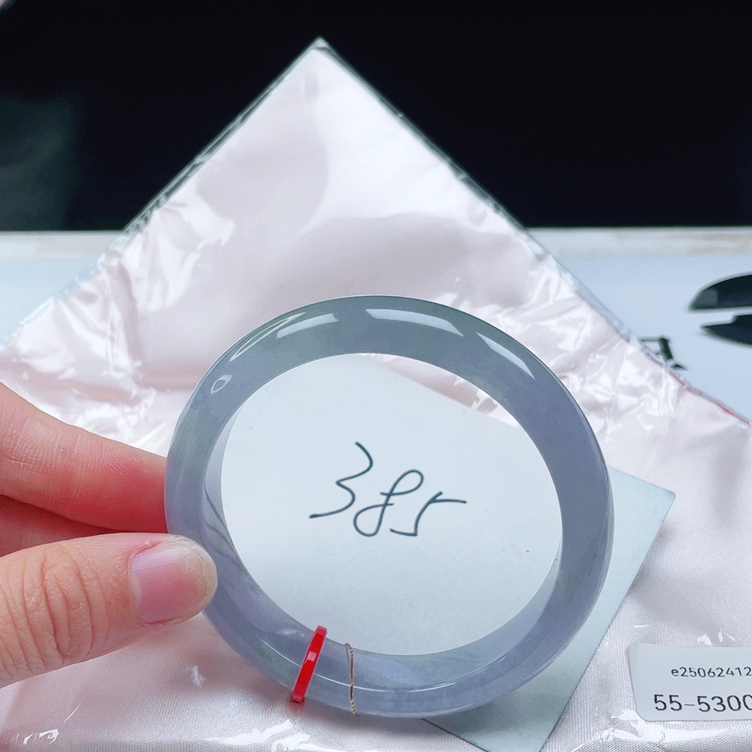 翡翠未镶嵌手镯55正圈