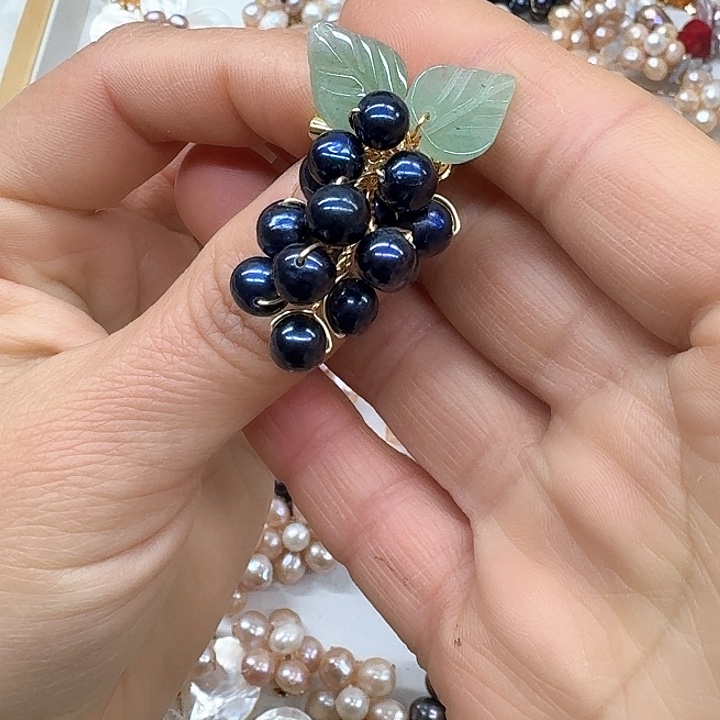 淡水珍珠甜美银S925镶嵌