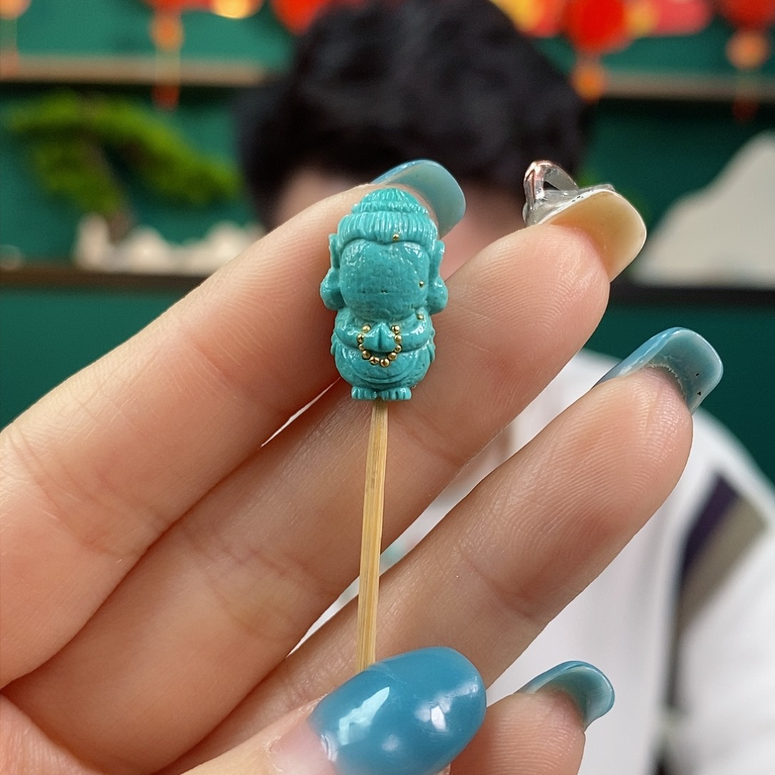 绿松石珠宝奇石未镶嵌