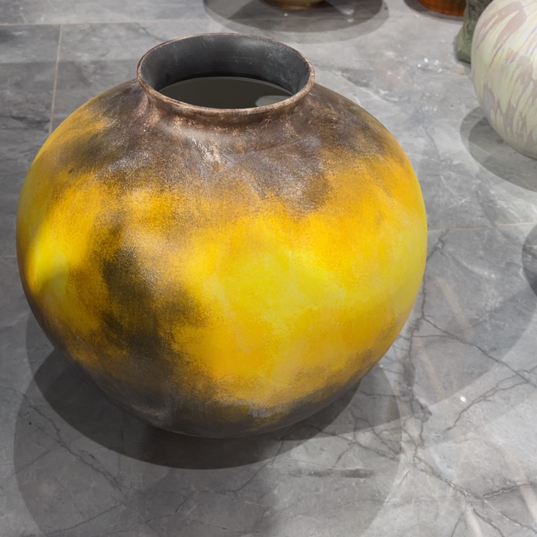 摆件陶瓷花瓶高31口9