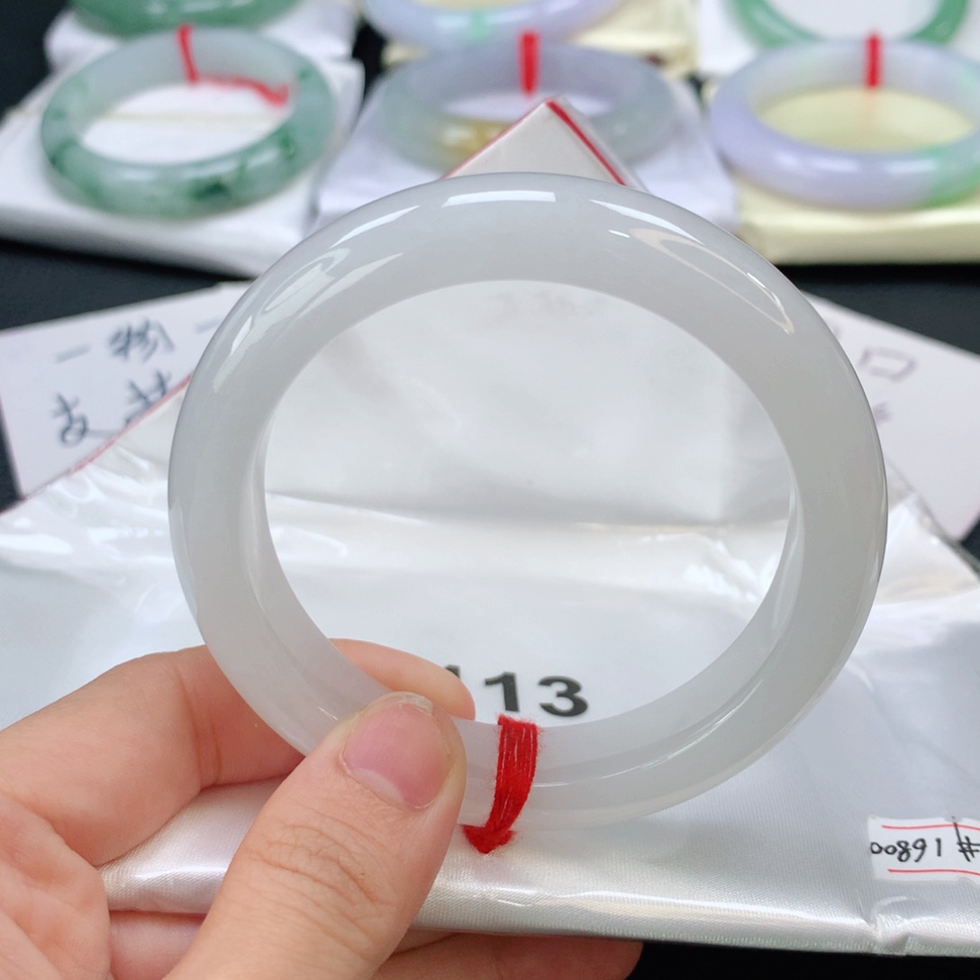 翡翠手镯未镶嵌翡翠手镯56.8