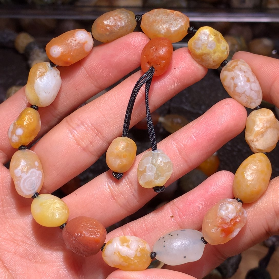 未镶嵌玛瑙/玉髓珠宝半成品