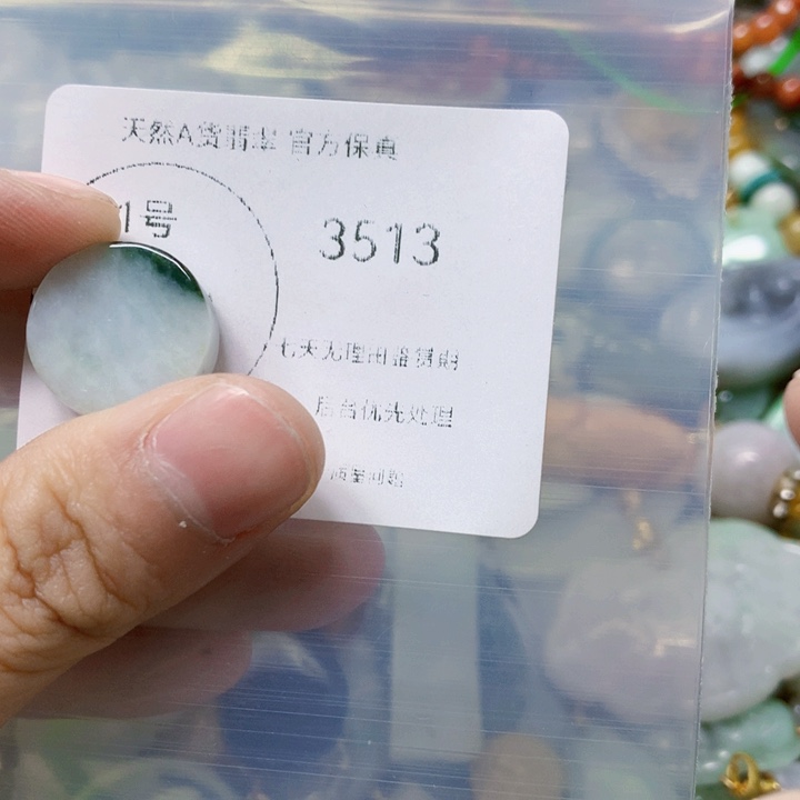 翡翠吊坠(赠链)未镶嵌翡翠