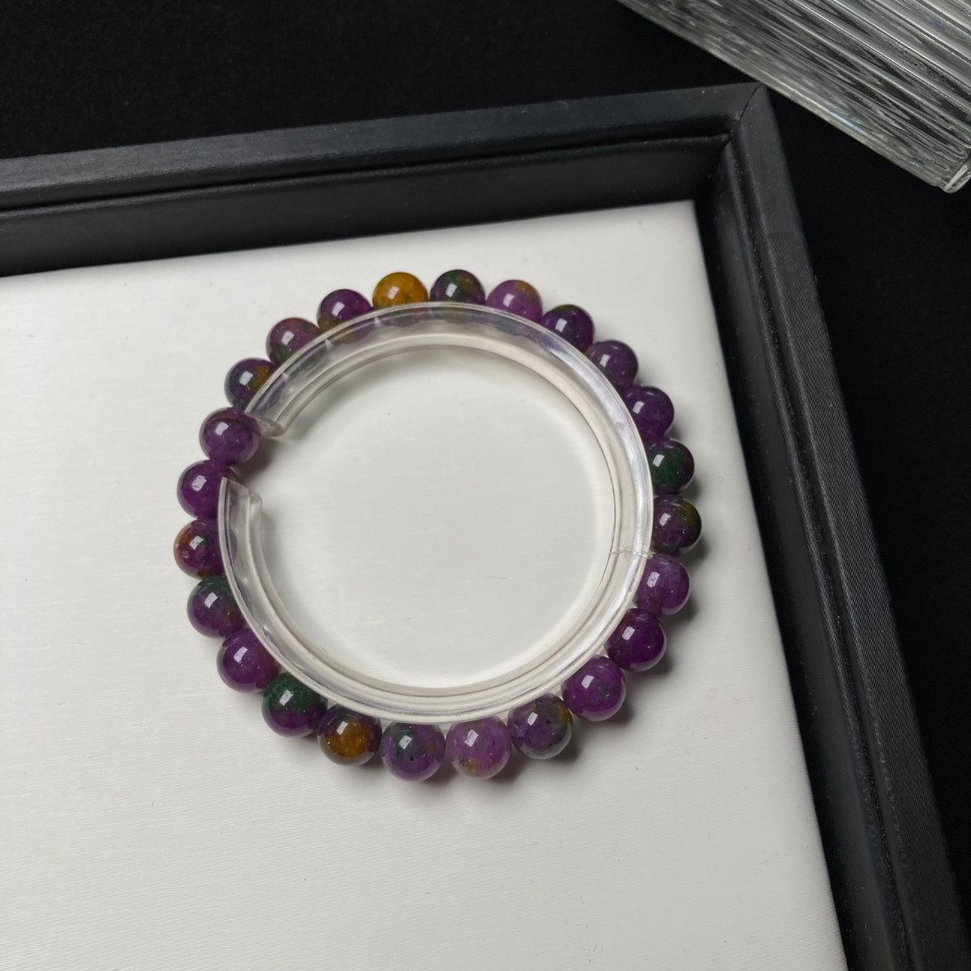 A117卡 8    七彩紫舒手串