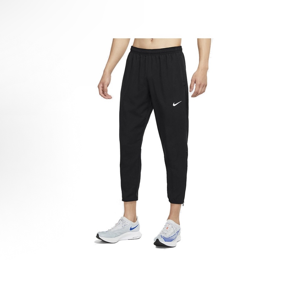 NIKE/耐克Logo男子梭织休闲九分针织运动裤男款黑色 DD4895010 