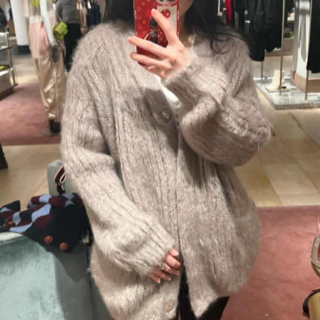 全新未使用 FENDI/芬迪 芬迪灰色开衫/38码/A01683