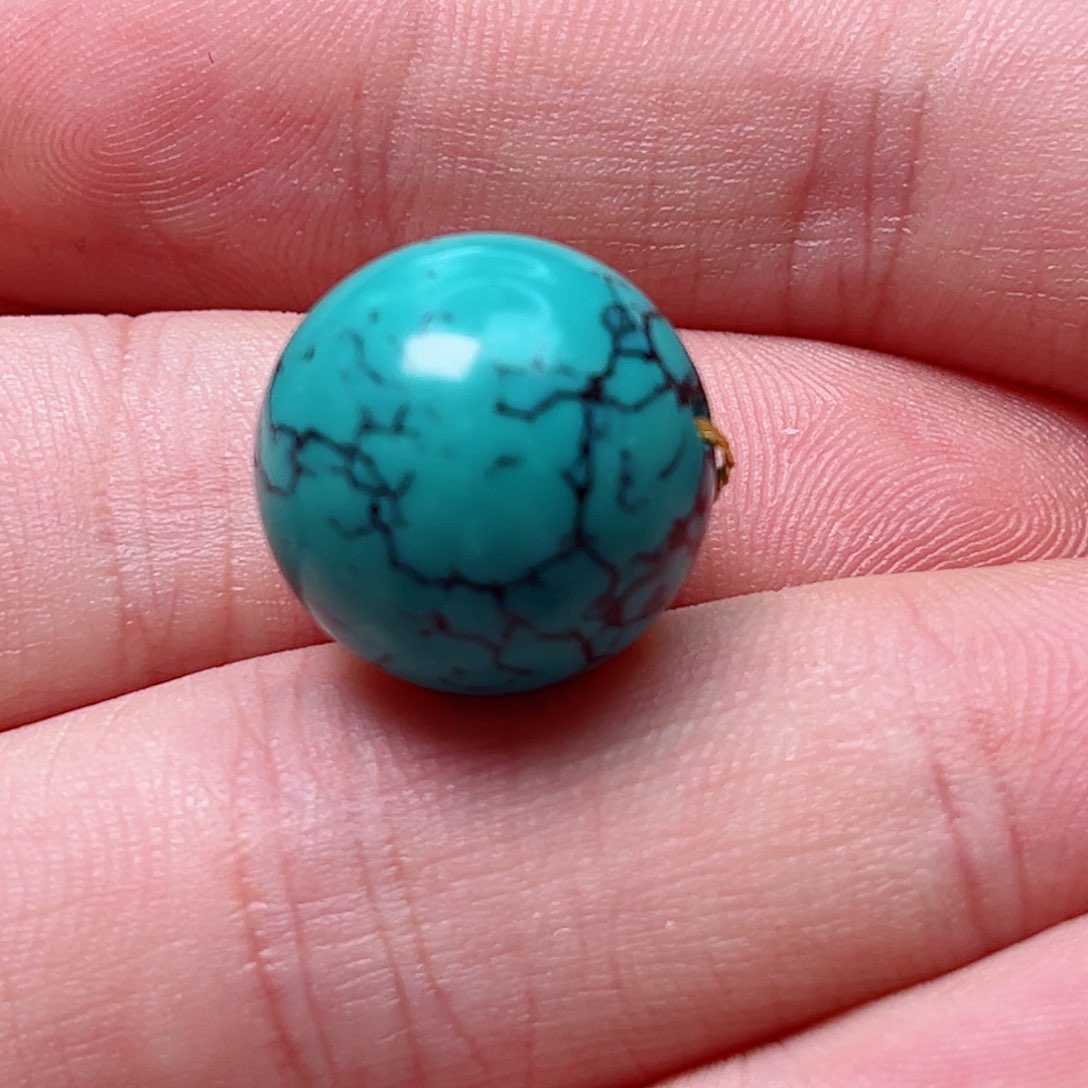 绿松石16.1圆珠未镶嵌