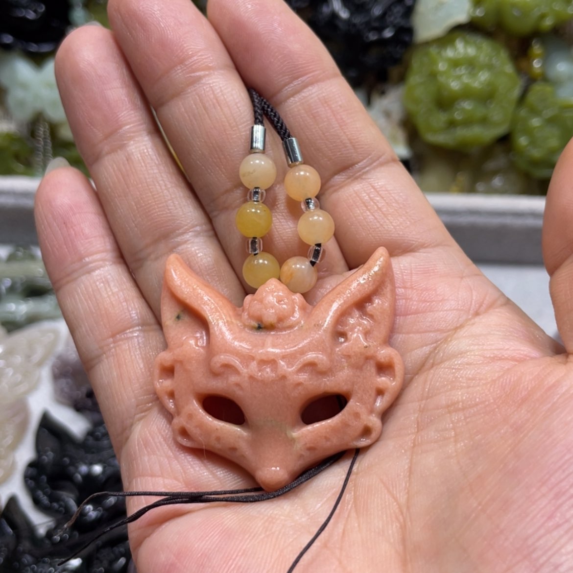 【闪购商品】岫玉颈饰未镶嵌43吊坠