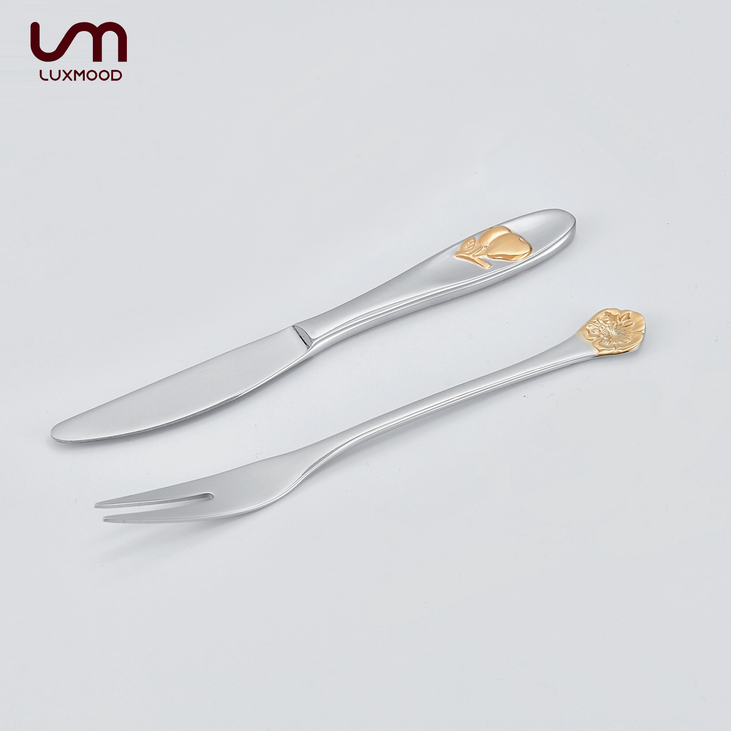 LUXMOOD勒慕法式轻奢西餐餐具套装西餐下午茶不锈钢送礼家用乔迁