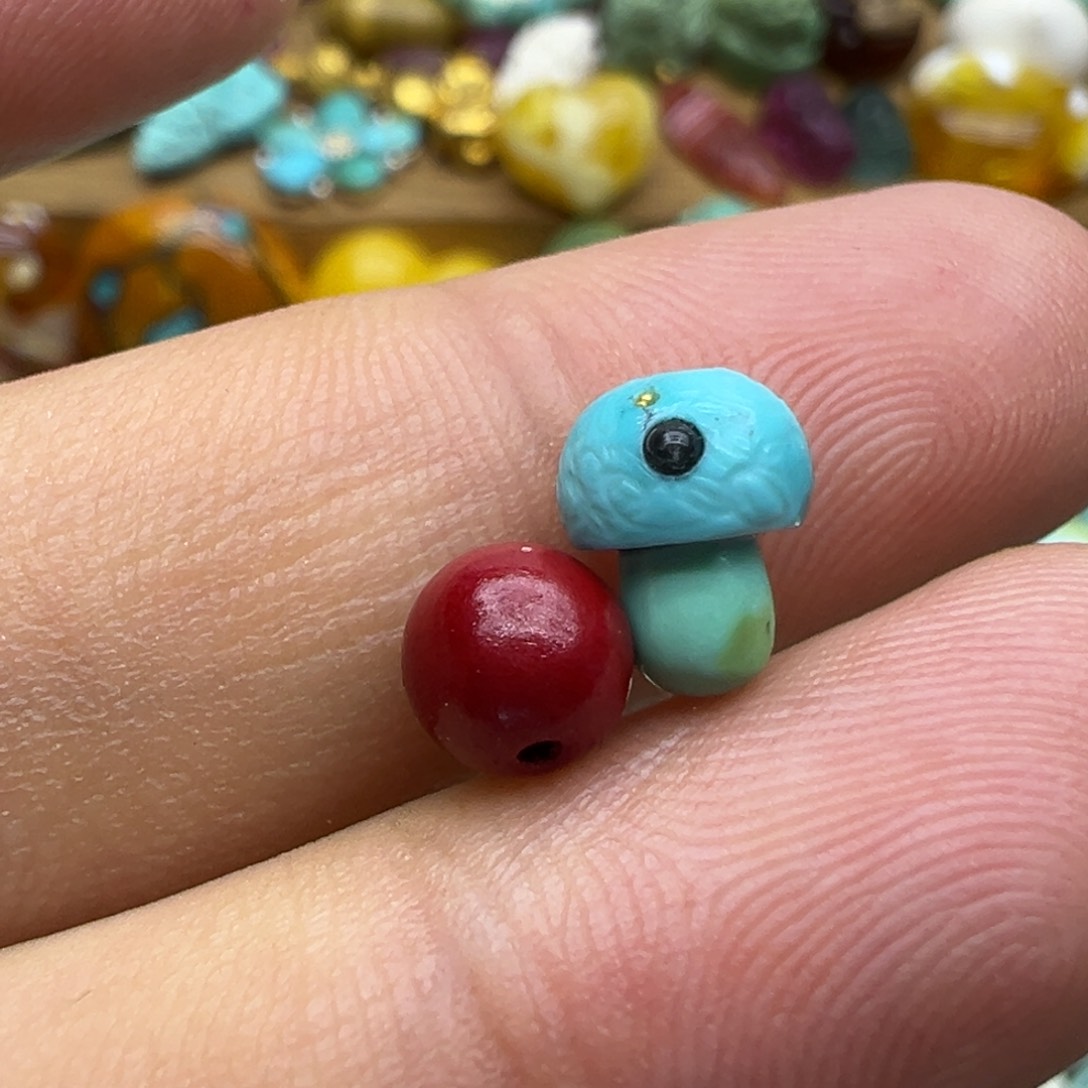 南红玛瑙颈饰未镶嵌