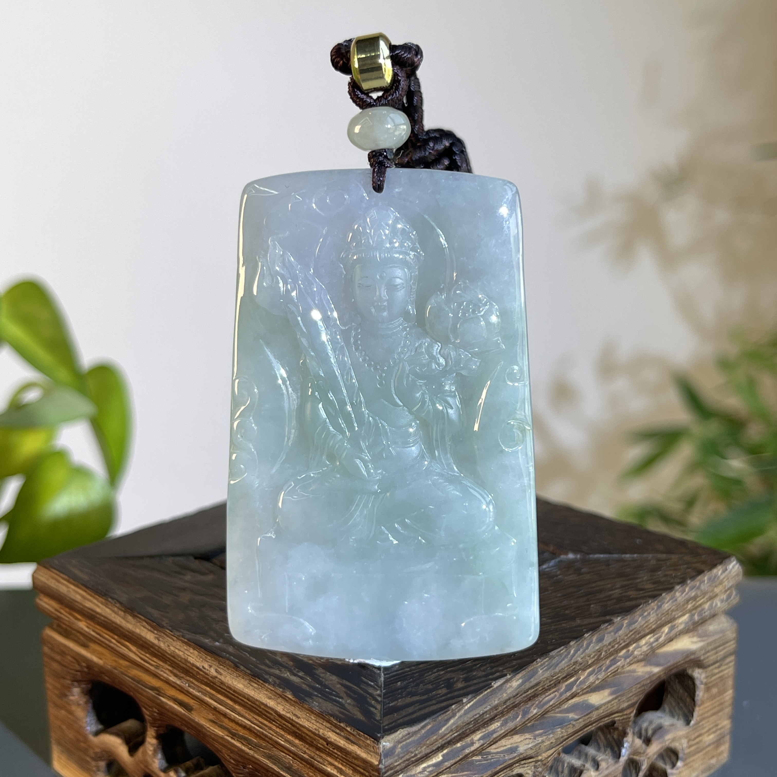 JTW16-121 天然缅甸A货翡翠  虚空藏