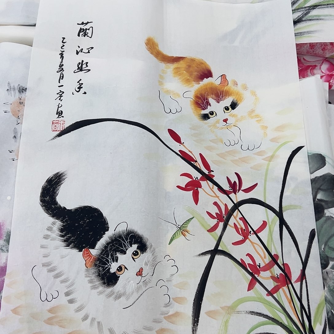 国画纯手绘作品图