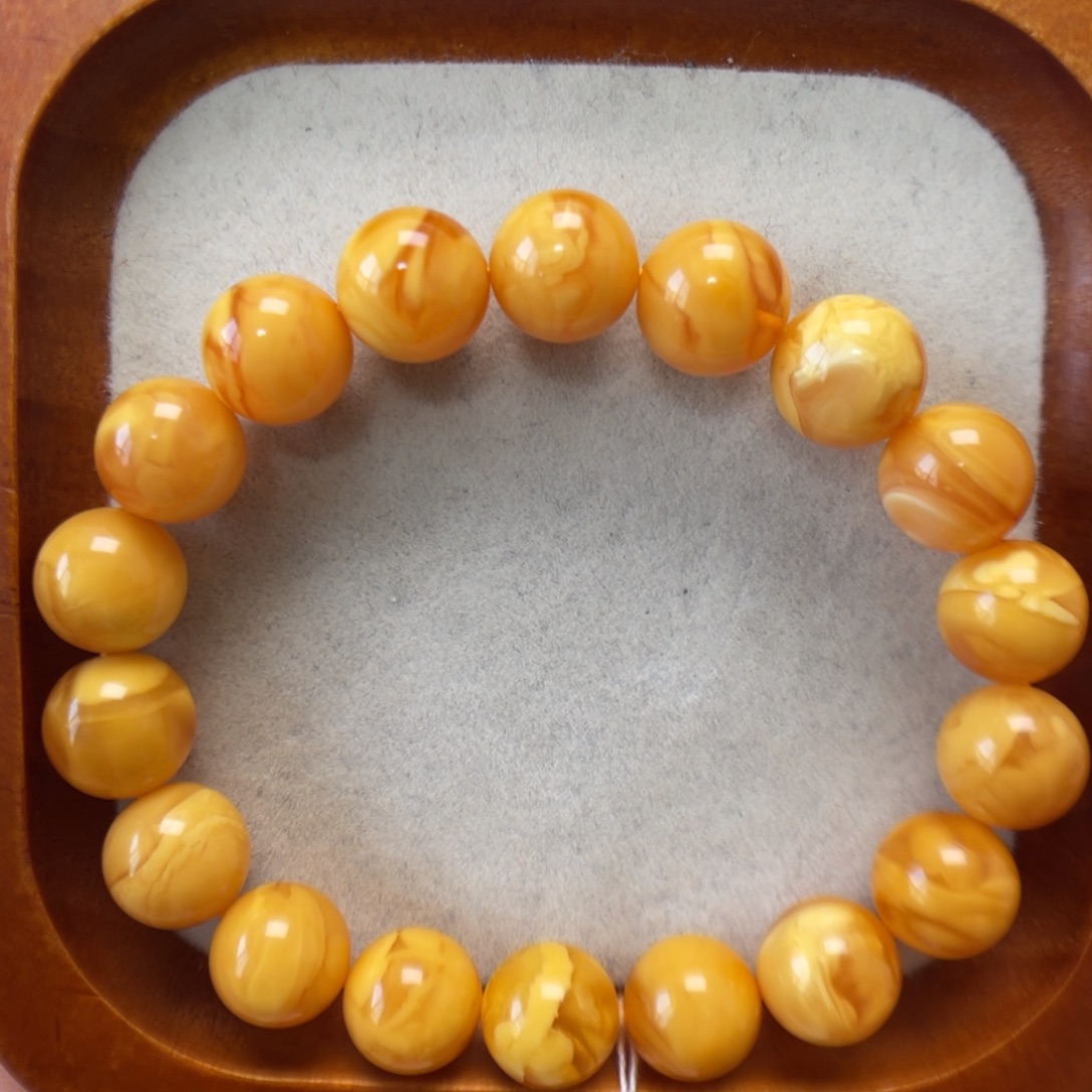 蜜蜡未镶嵌手串蜜蜡