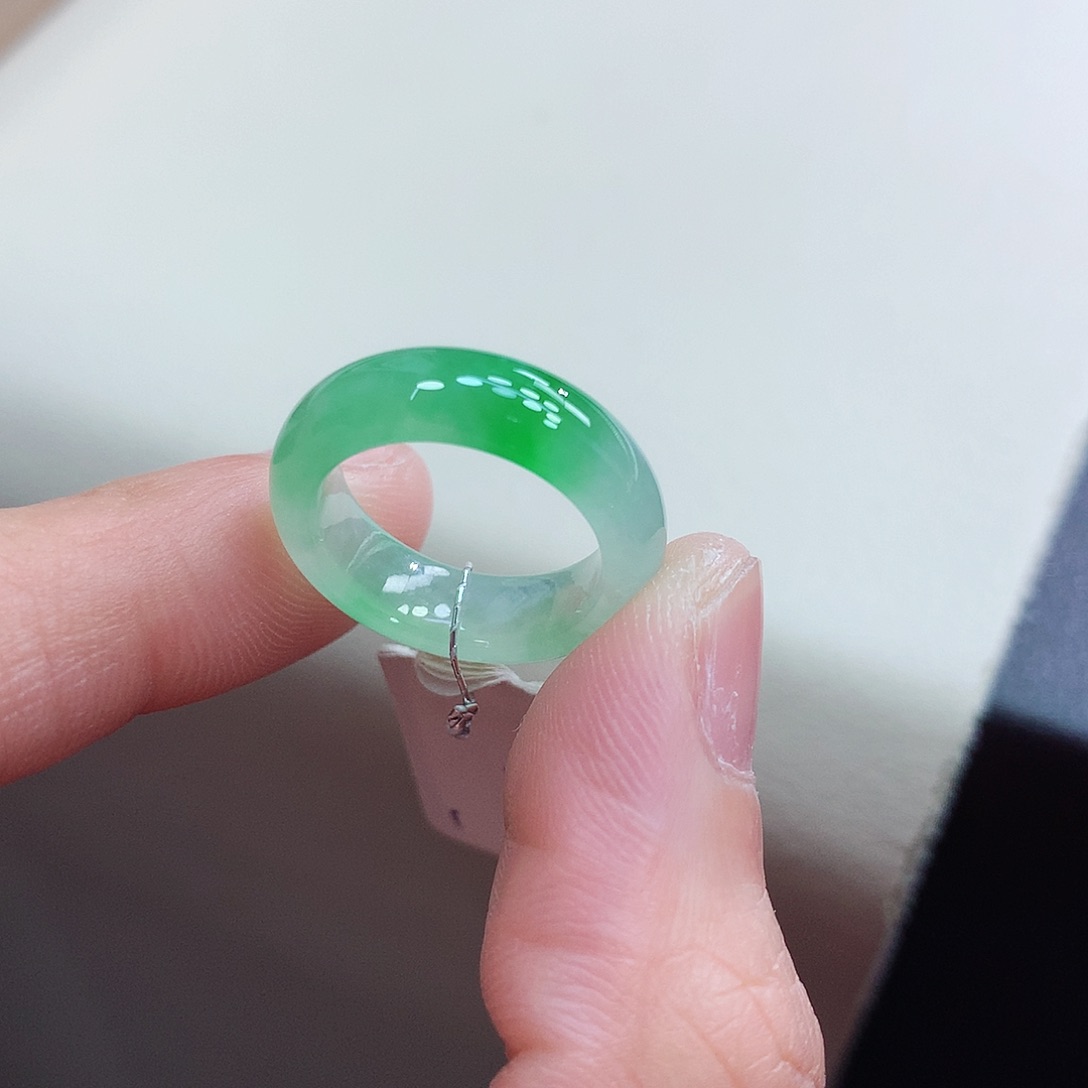 未镶嵌戒指翡翠8号