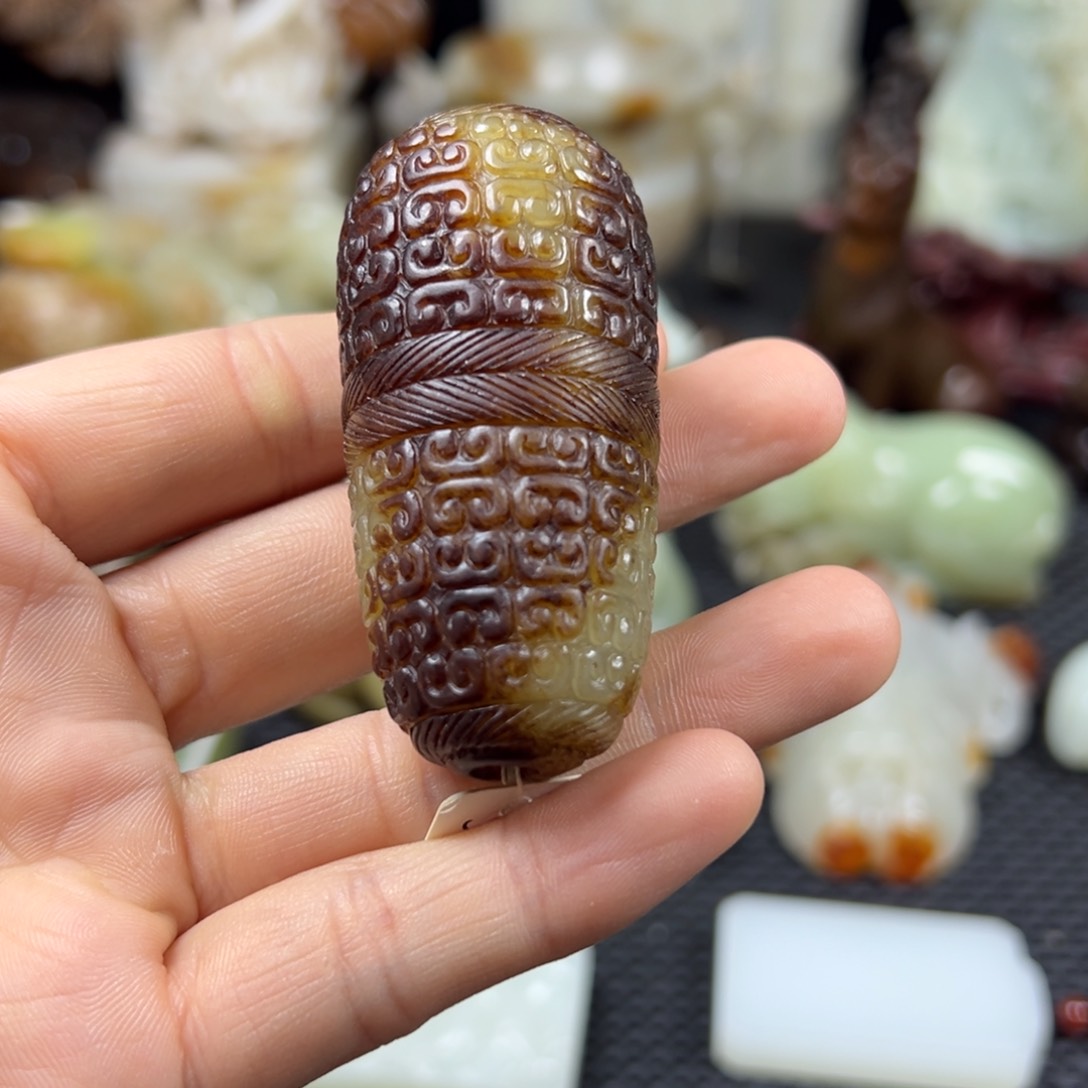 和田玉未镶嵌挂件随*