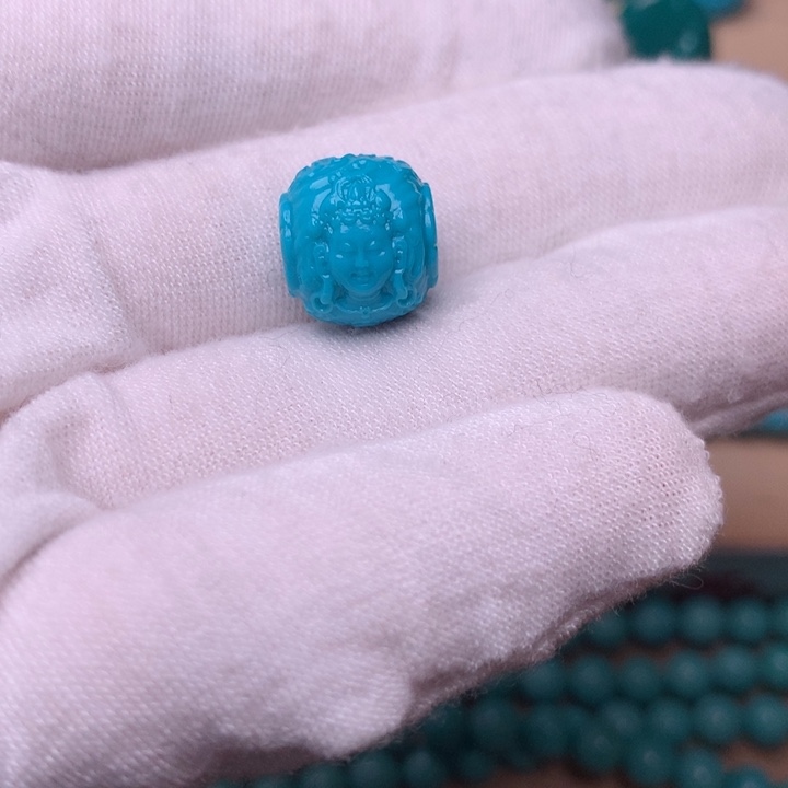 绿松石度母12.7未镶嵌