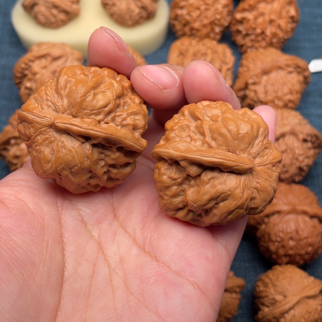 文玩核桃把件40一帆风顺蛙全品