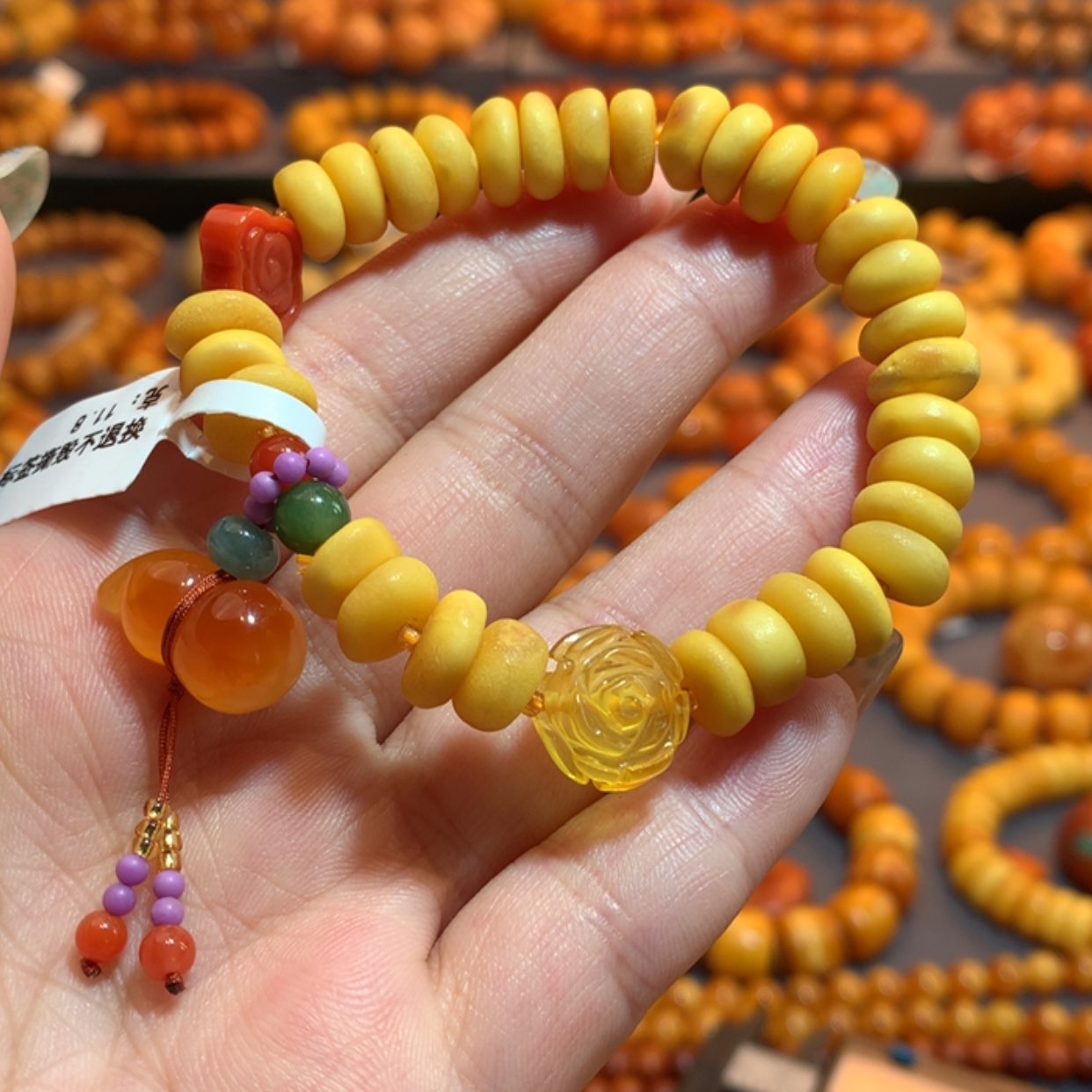 【闪购商品】手串蜜蜡未镶嵌蜜蜡手串