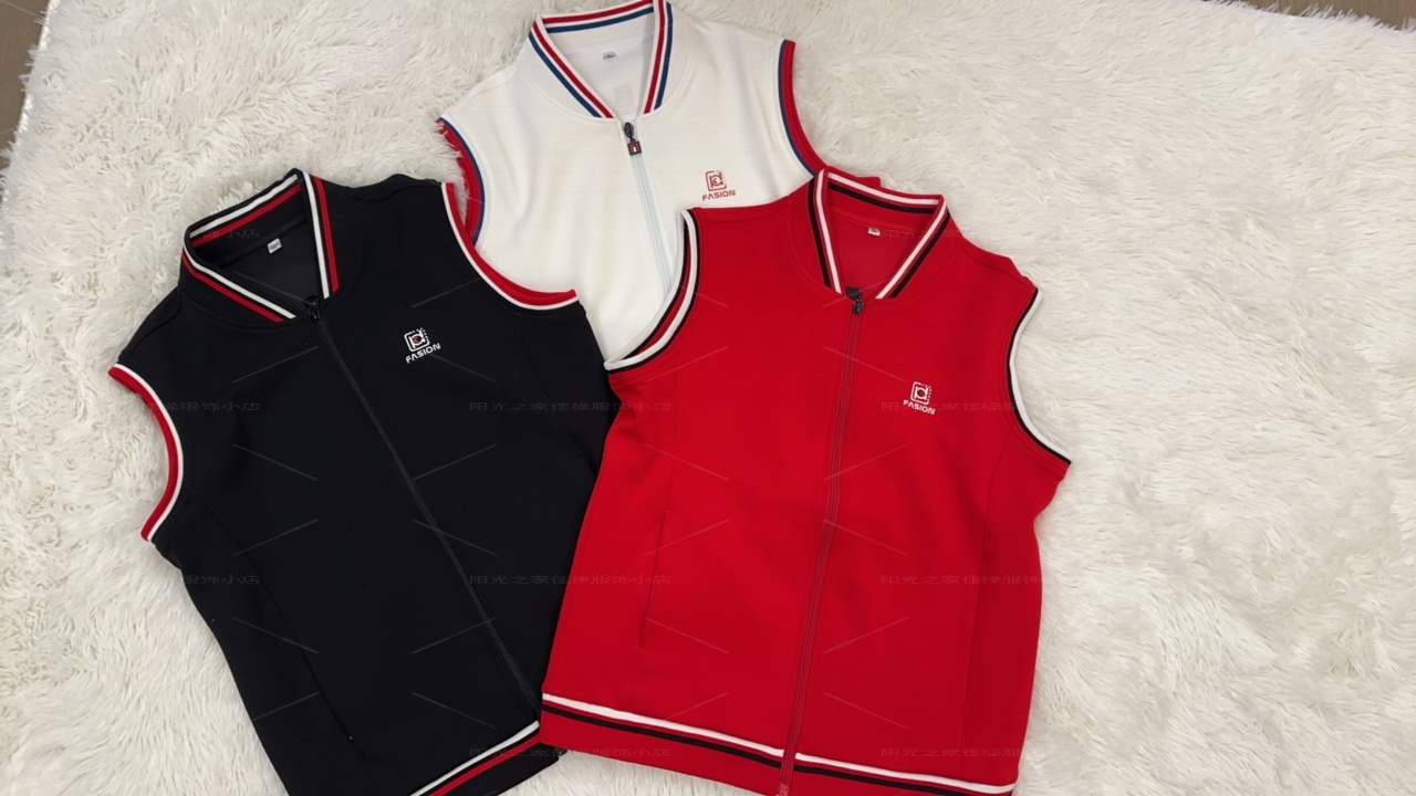 佳木斯时尚运动马甲 保暖舒适 高弹秋冬马甲男士女士无袖潮流百搭