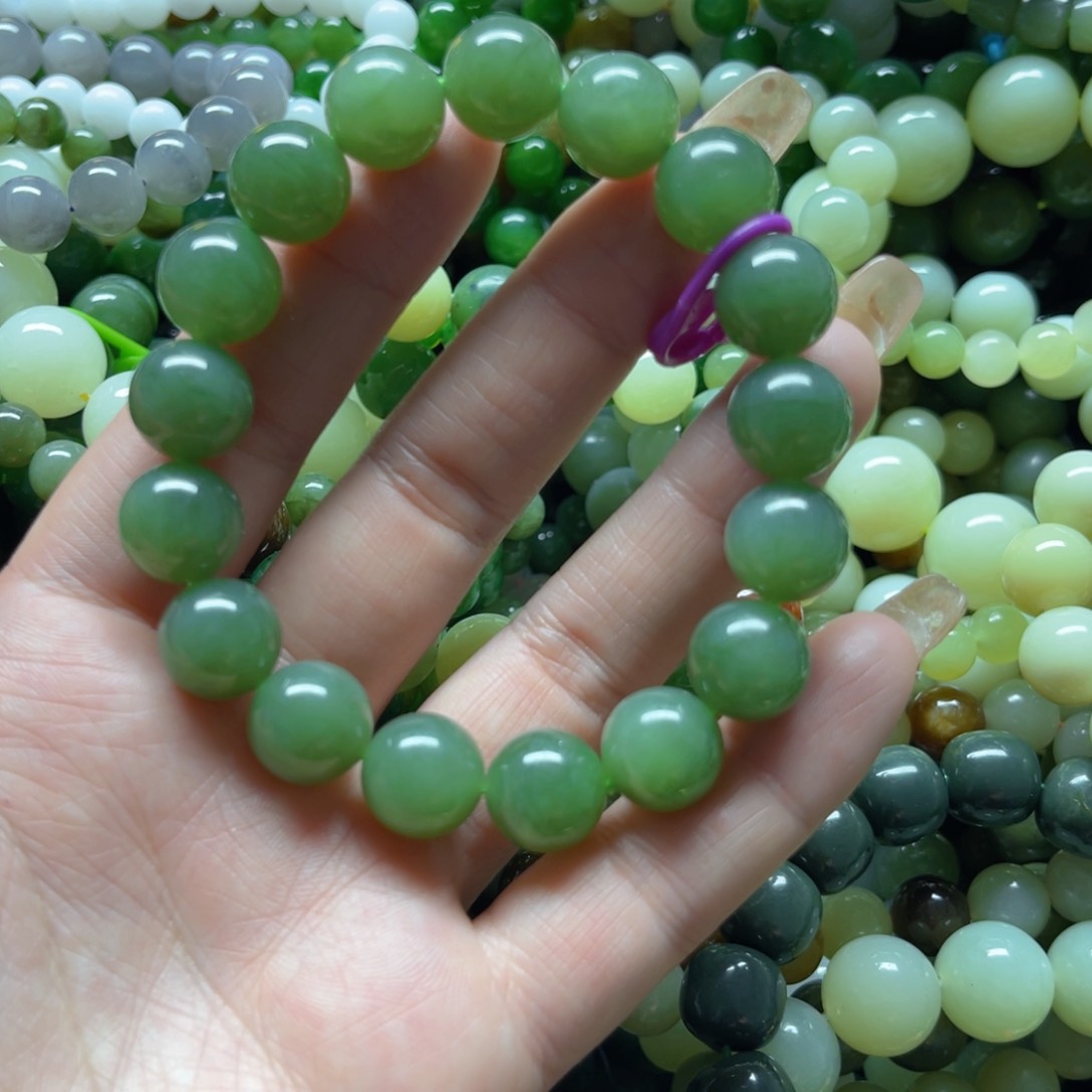 和田玉手串未镶嵌