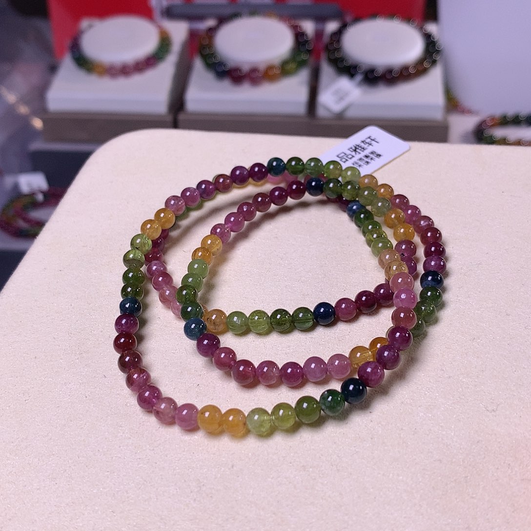 碧玺手串未镶嵌碧玺