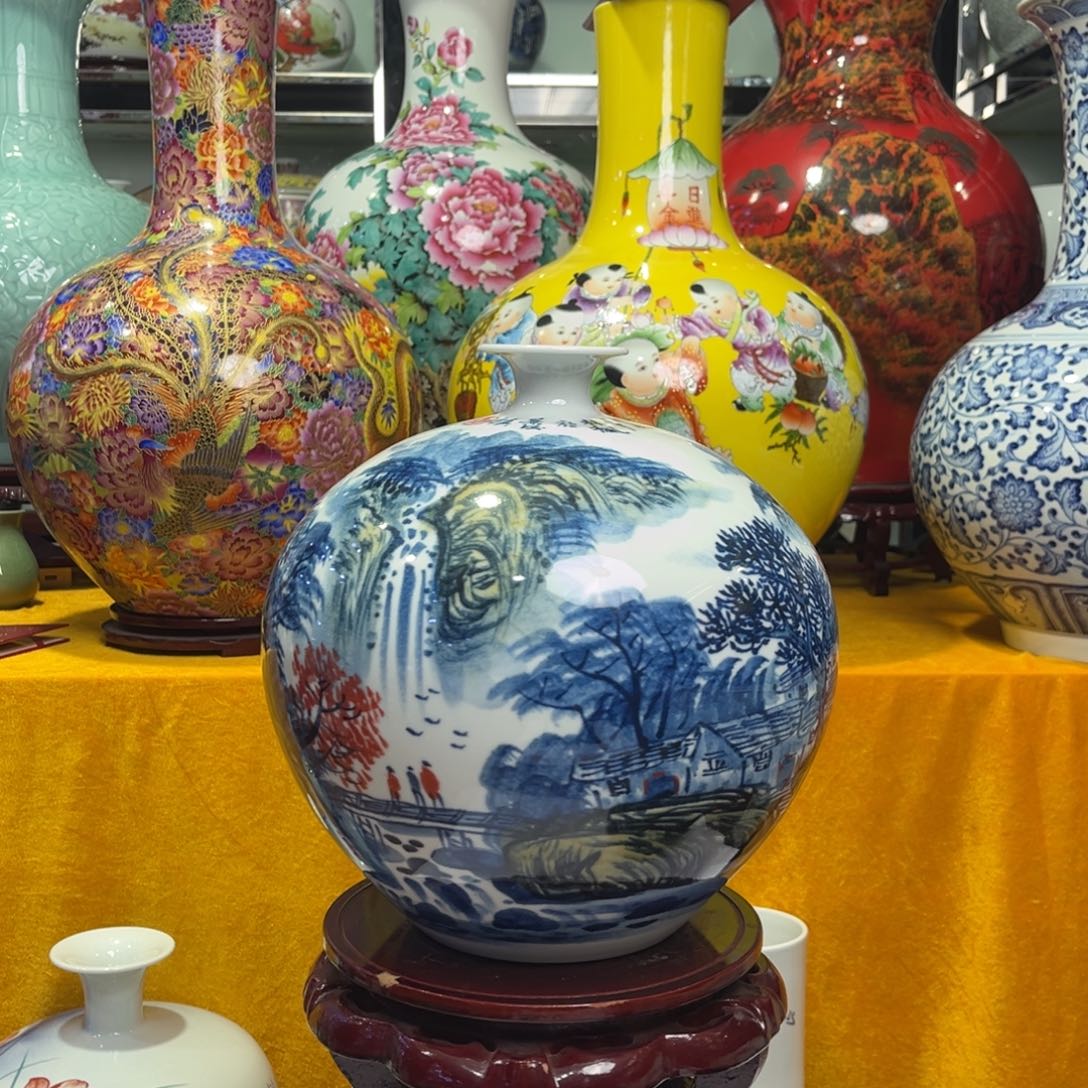 景德镇陶瓷花瓶摆件