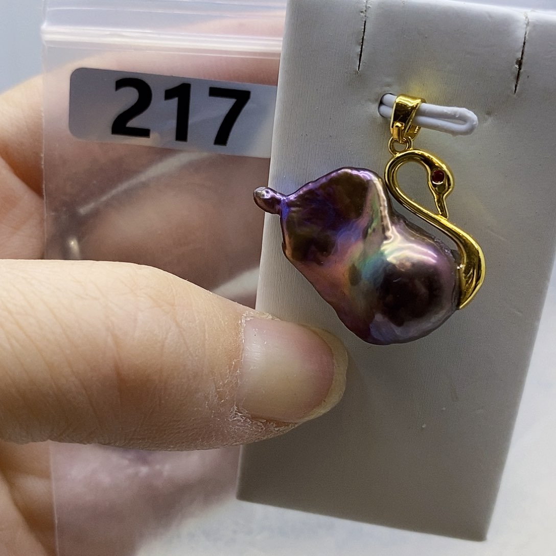 颈饰合金淡水珍珠