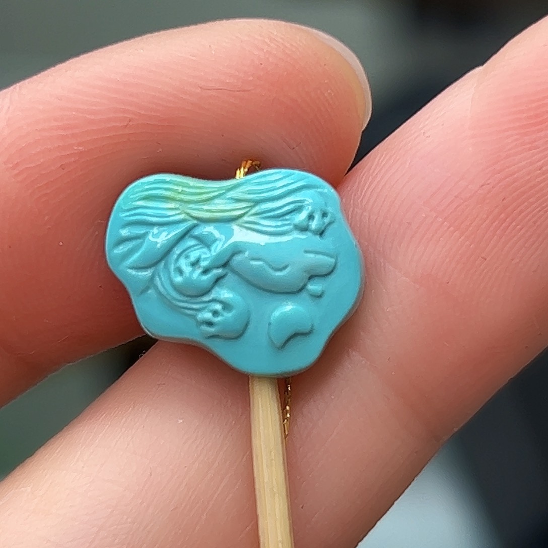 绿松石珠宝奇石未镶嵌