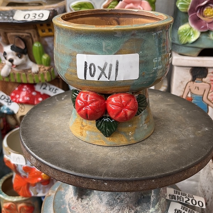 粗陶材质多肉花盆