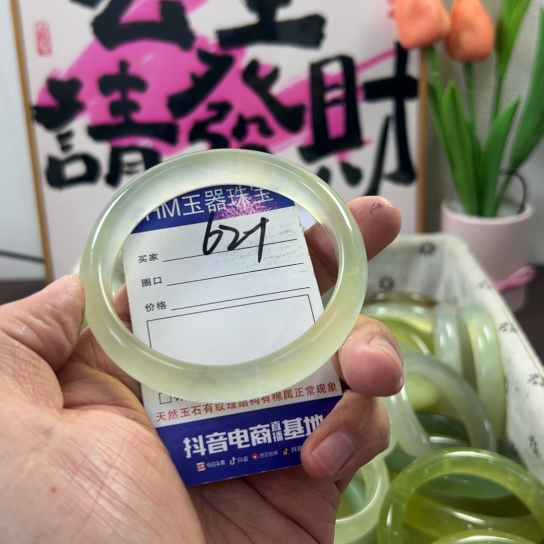 蛇纹石玉手镯未镶嵌338