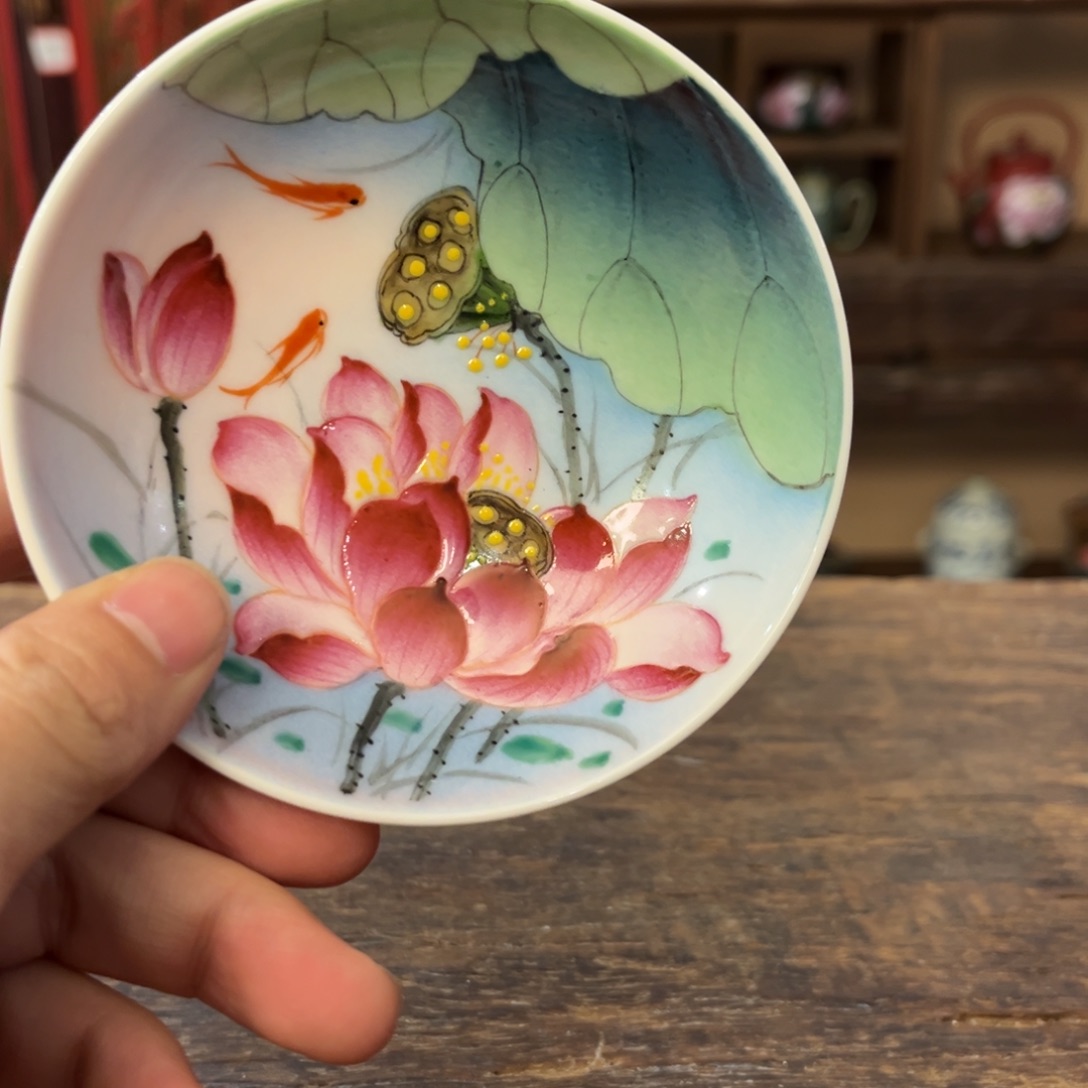 柴烧手工手绘陶瓷