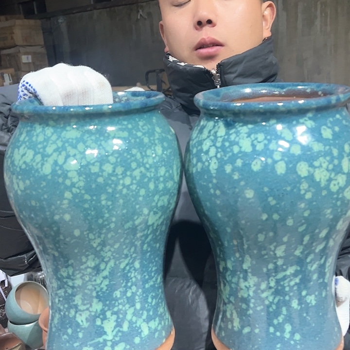 紫砂花盆高28口15————-