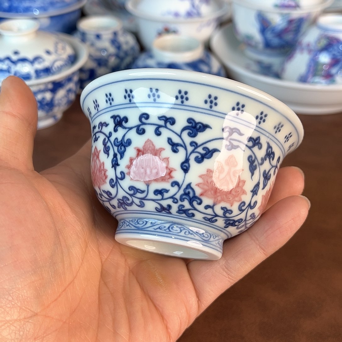 杯景德镇全手工手绘陶瓷