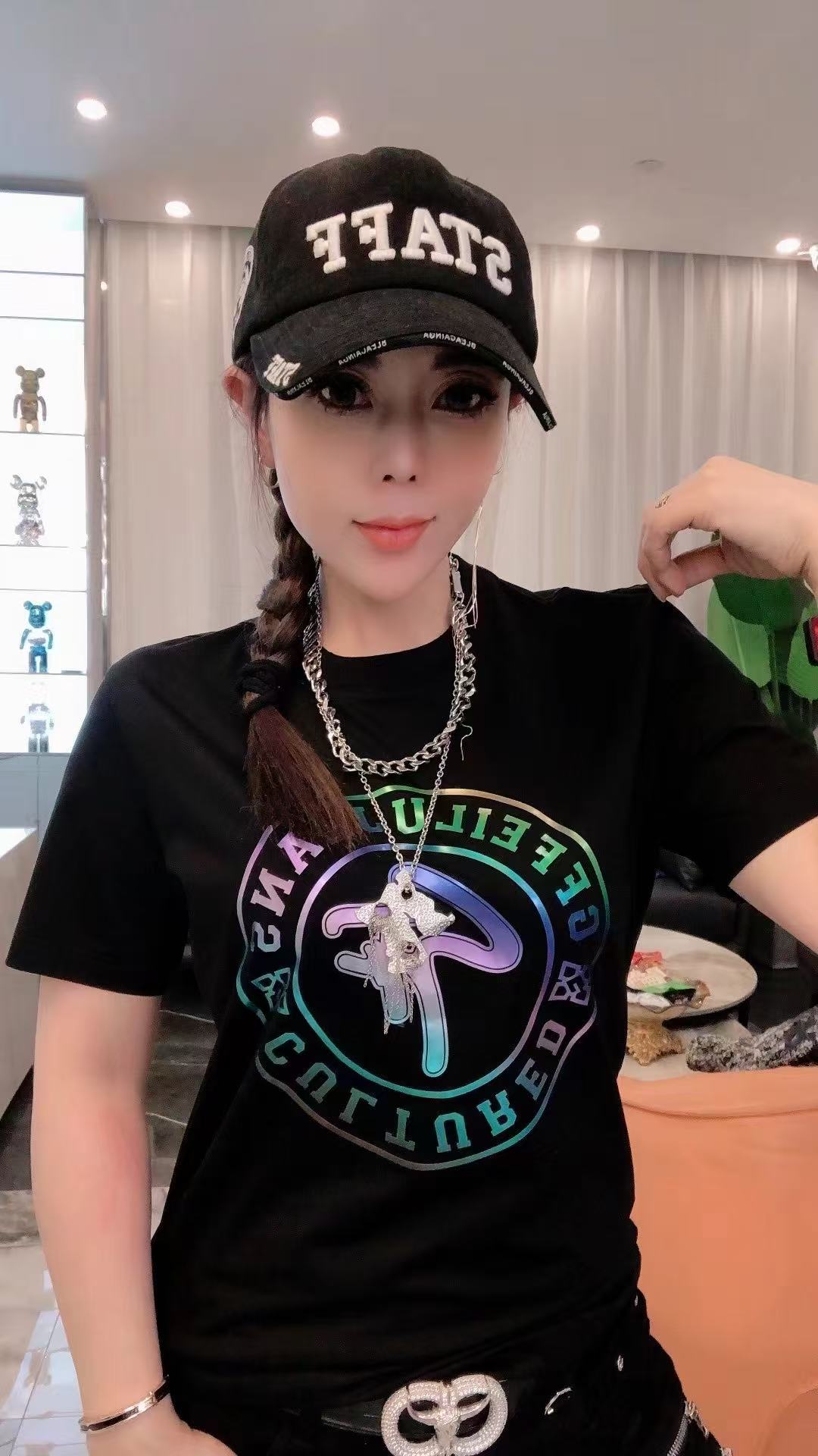 意大利GF潮品轻奢高端气质百搭休闲男士夏季短袖D92