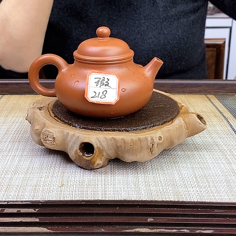 紫砂茶壶宜兴紫砂小煤窑朱泥170c c