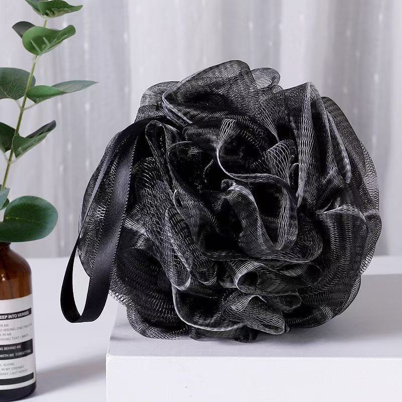 【黑色】洗澡沐浴球柔软浴花球