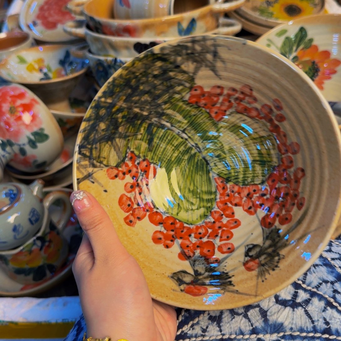 瓷片景德镇陶瓷手工手绘