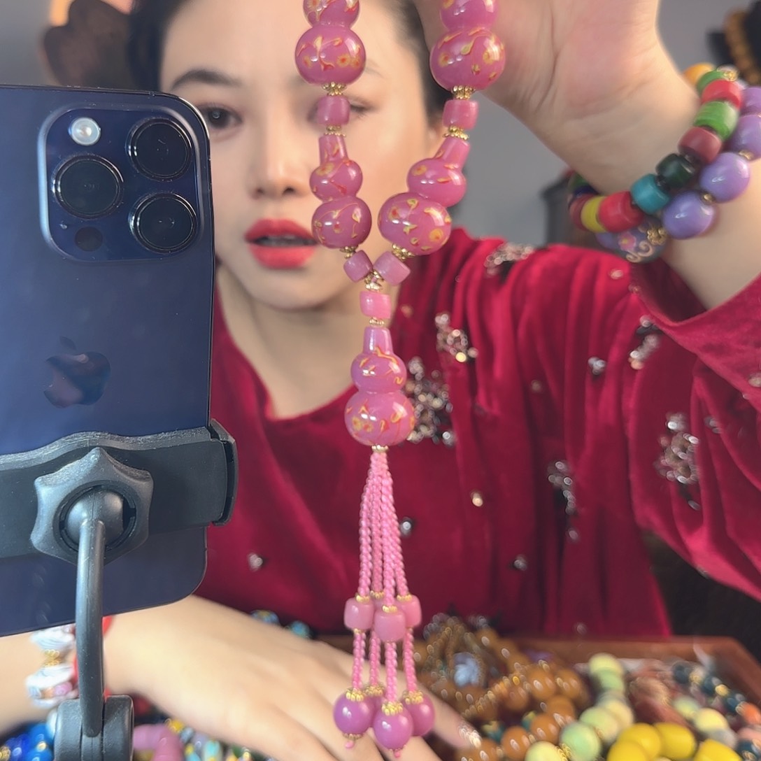 玻璃颈饰老琉璃我爱你我爱你我爱你