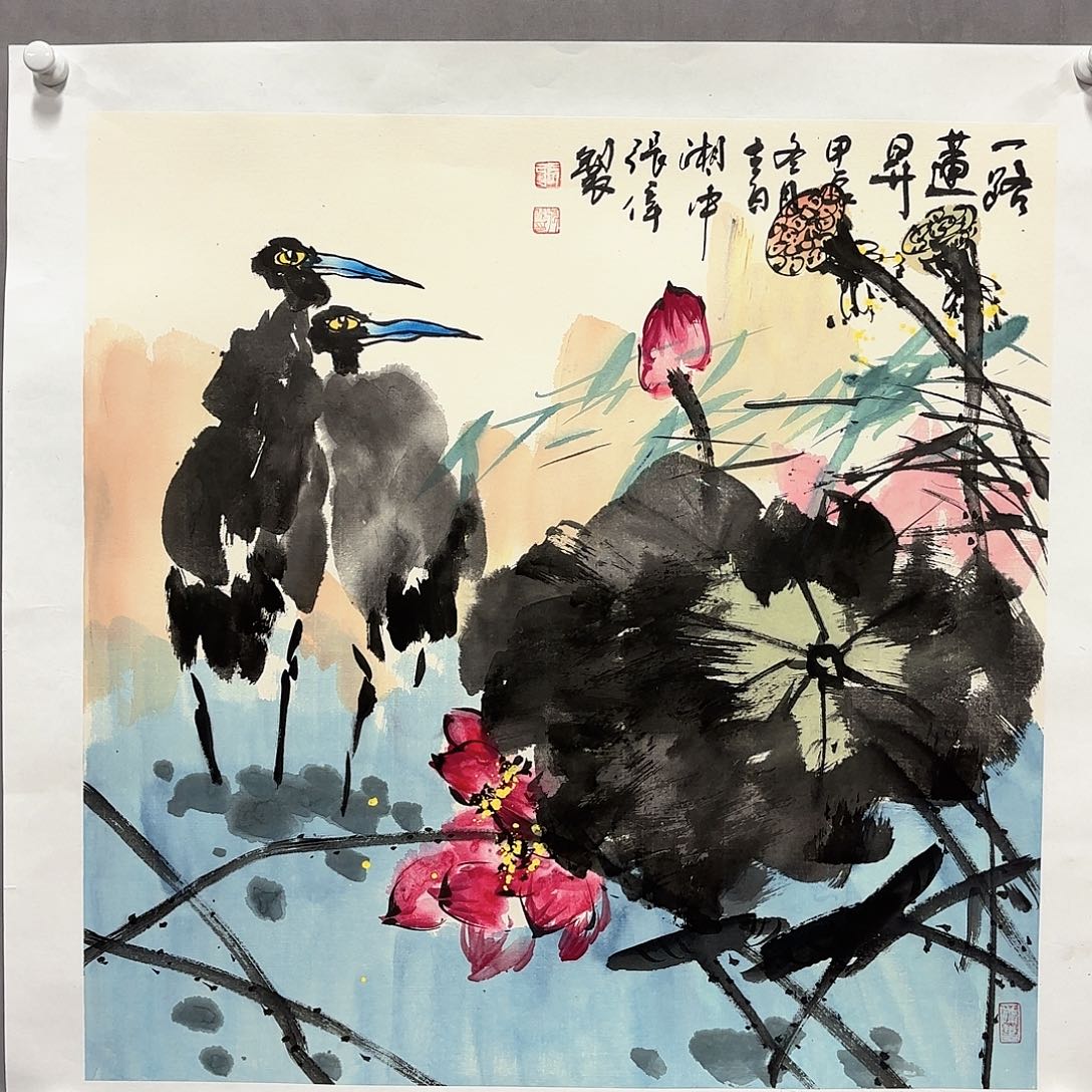 国画国画纯手绘作品请放心去藏