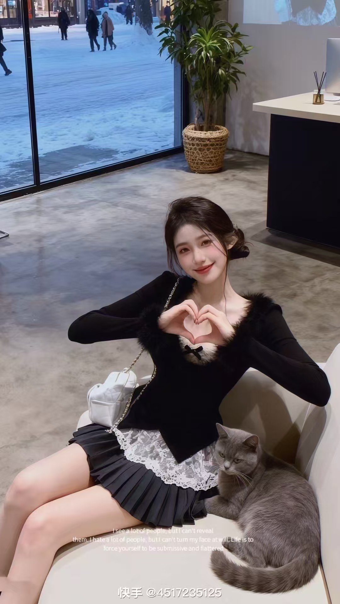 泡泡袖少女风时尚套装辣妹风法式时尚礼服拼接纯欲风