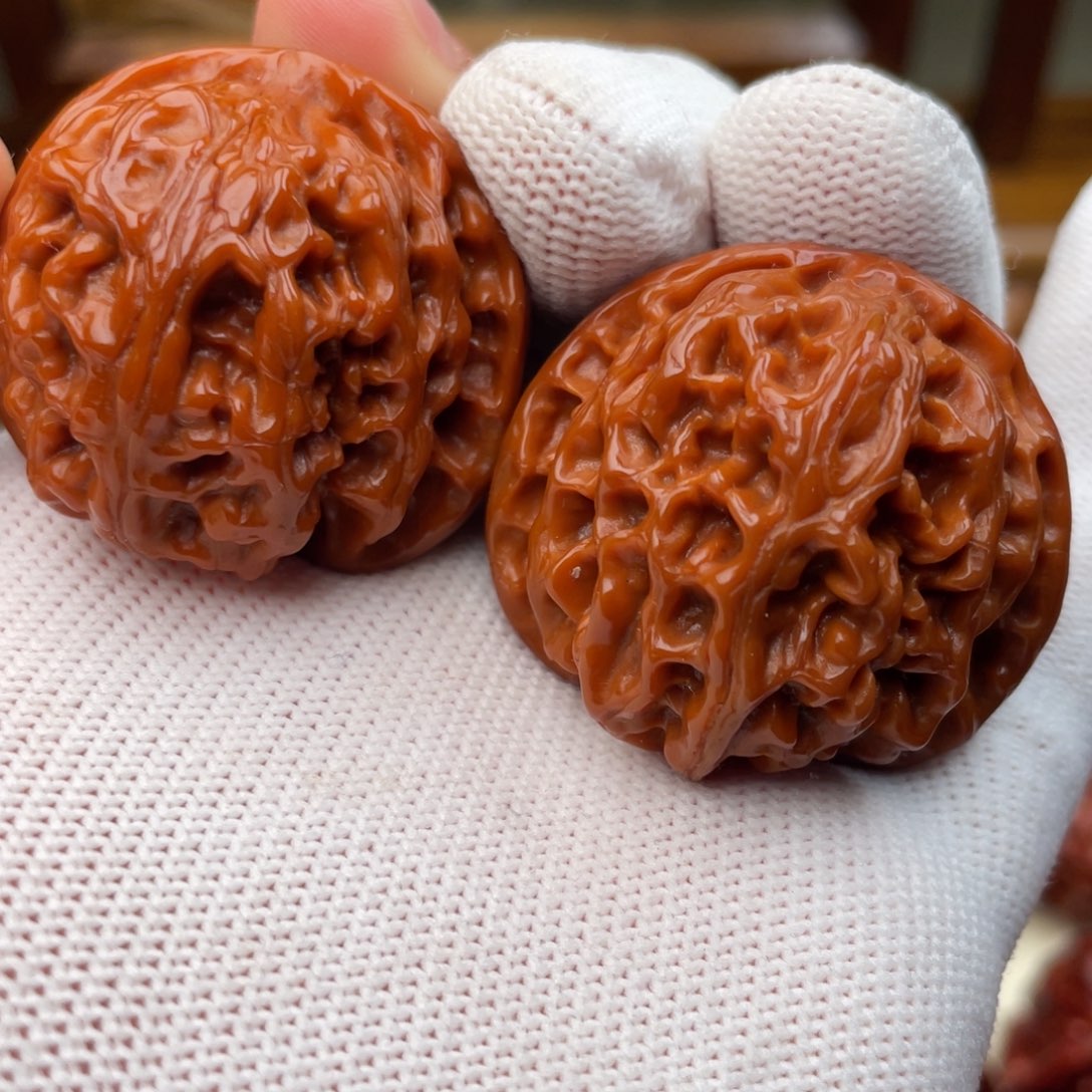 文玩核桃把件苹果园39