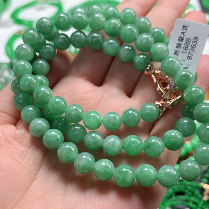 翡翠未镶嵌手链翡翠