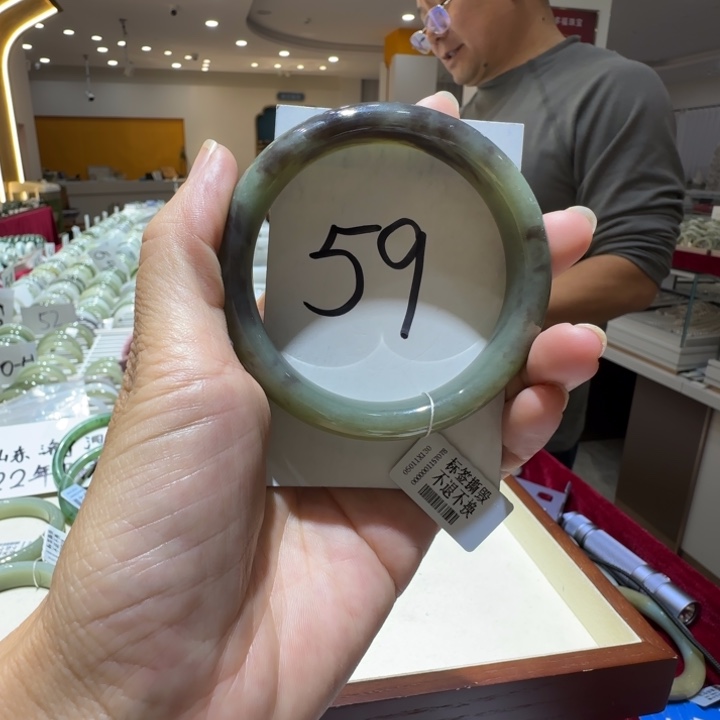 和田玉未镶嵌手镯890