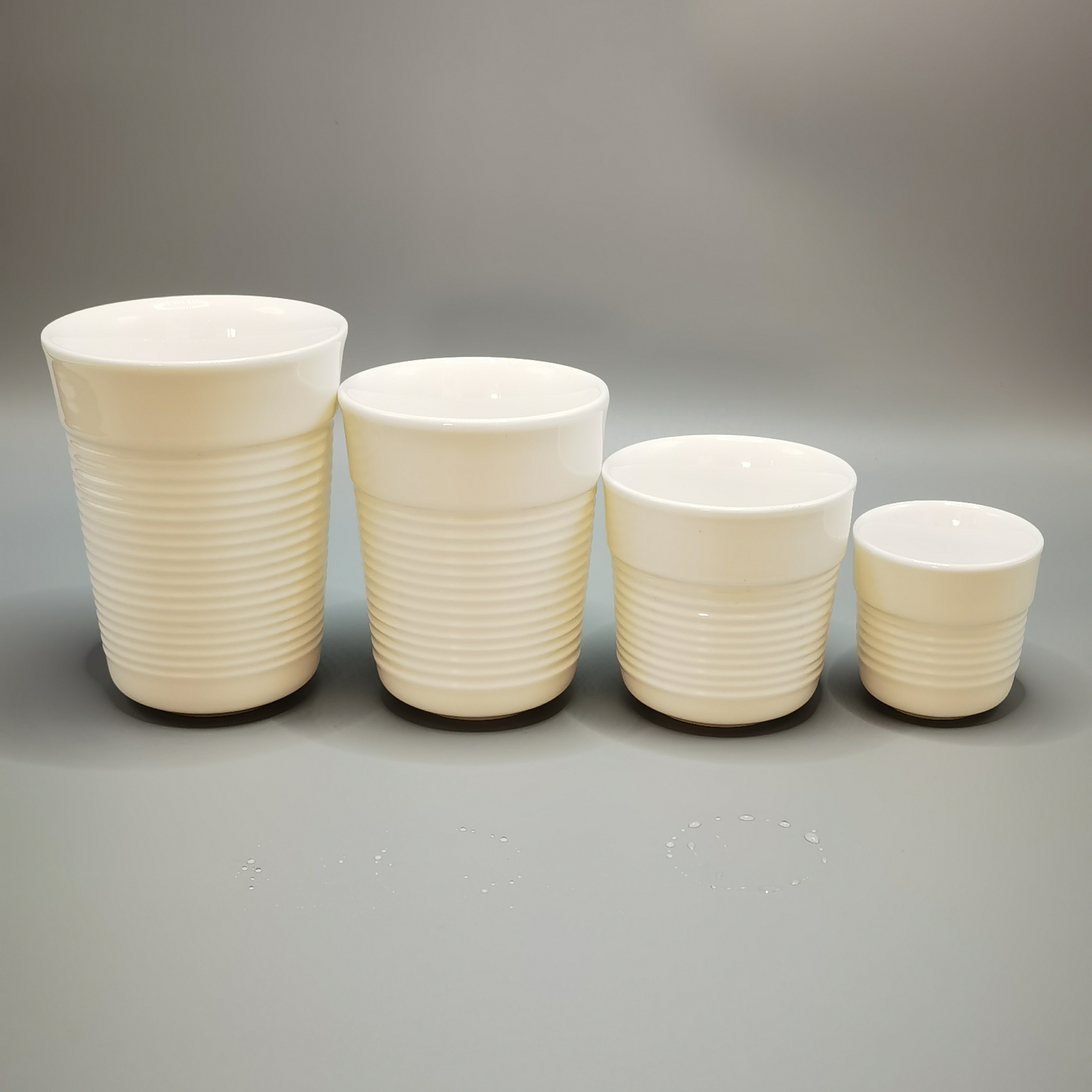 隆达骨瓷白瓷双层杯