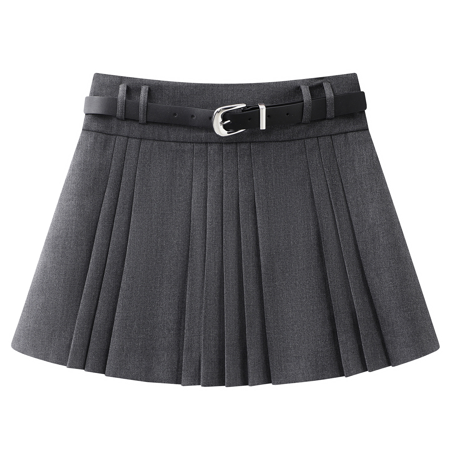 【艾家】百褶裙女2026春季新款半身裙显瘦高腰洋气裙子百搭短裙1169