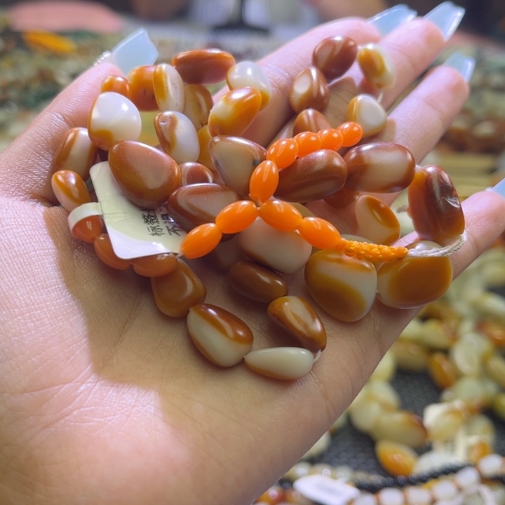 背***影手链未镶嵌和田玉